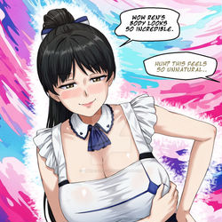 This is a pixiv picture whose title is Ren Hazuki - Body Swapped!.