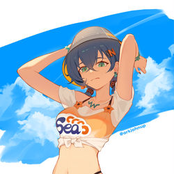 This is a pixiv picture whose title is Belle summer skin.