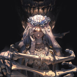 This is a pixiv picture whose title is 復讐者.