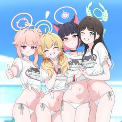 This is a pixiv picture whose title is 今週の放課後スイーツ部.