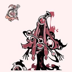 This is a pixiv picture whose title is 뒤틀린 파우스트.