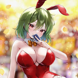 This is a pixiv picture whose title is バニーゆうかりん！.