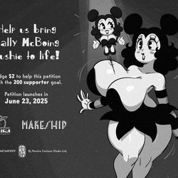 This is a pixiv picture whose title is Sally McBoing Plushie Petition.