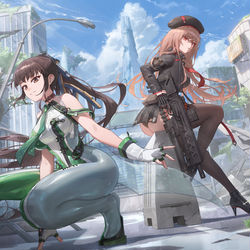 This is a pixiv picture whose title is Eve & Rapi.