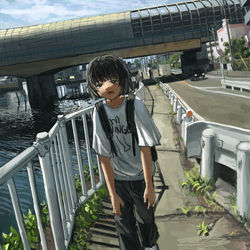 This is a pixiv picture whose title is 夏の始まりは.