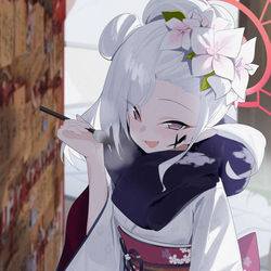 This is a pixiv picture whose title is DAY87 浅黄睦月.