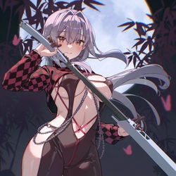 This is a pixiv picture whose title is 紅蓮🌕.