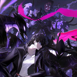 This is a pixiv picture whose title is monarch of shadows.
