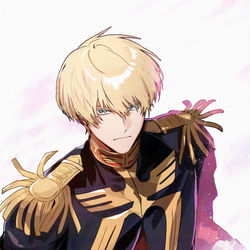 This is a pixiv picture whose title is 赤い彗星.