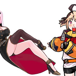 This is a pixiv picture whose title is Sexy Calliope (Revised).