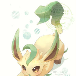 This is a pixiv picture whose title is リーフィアの日.
