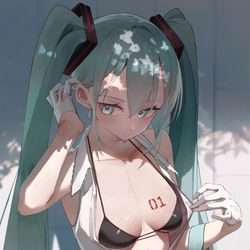 This is a pixiv picture whose title is 💧.