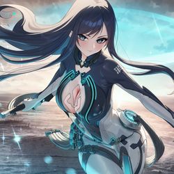 This is a pixiv picture whose title is NIKKE - Raven.