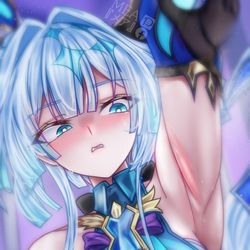 This is a pixiv picture whose title is ♛.