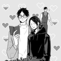 This is a pixiv picture whose title is 7/13新刊サンプル「キャットシッター 赤葦の恋愛相談室」（黒研.