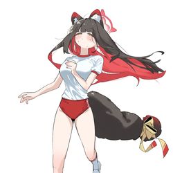 This is a pixiv picture whose title is 체육복.