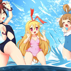 This is a pixiv picture whose title is Devilish Vacation.