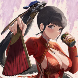 This is a pixiv picture whose title is Crimson Wings Eve.