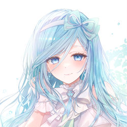 This is a pixiv picture whose title is 雫さん🫧.
