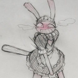 This is a pixiv picture whose title is メイドジャックス.