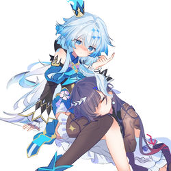 This is a pixiv picture whose title is 👑🎻.