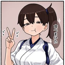 This is a pixiv picture whose title is 「次の作戦の資源のことだけど…」.