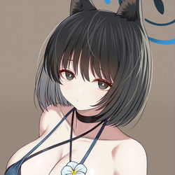 This is a pixiv picture whose title is 水着キキョウ.