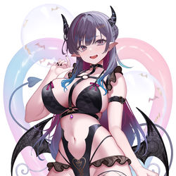 This is a pixiv picture whose title is サキュバスちゃん.