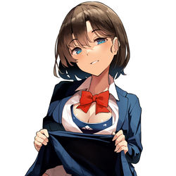 This is a pixiv picture whose title is いっぱい見せてくれる女の子.