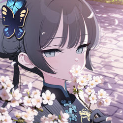 This is a pixiv picture whose title is 妃咲.