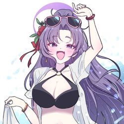This is a pixiv picture whose title is ユカリ（水着）.