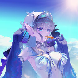 This is a pixiv picture whose title is 守岸人露露.