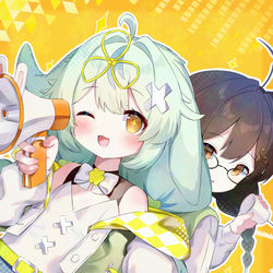This is a pixiv picture whose title is 「瞬きすんなよ！」.