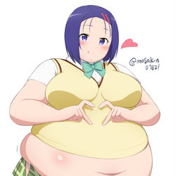 This is a pixiv picture whose title is ぽっちゃり西連寺春菜.