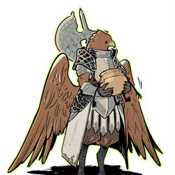 This is a pixiv picture whose title is 守護者🦅.