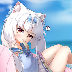 This is a pixiv picture whose title is 气垫船.