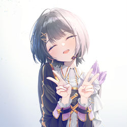 This is a pixiv picture whose title is クールビューティー、だがやっぱかわいさが勝った.