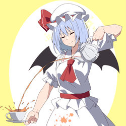 This is a pixiv picture whose title is カリスマの注ぎ方を魅せるレミリア.