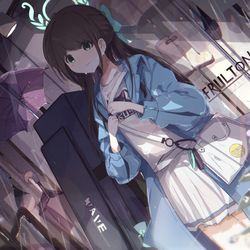 This is a pixiv picture whose title is 栗花落(つゆり).