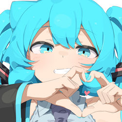 This is a pixiv picture whose title is ミクちゃん.