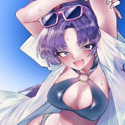 This is a pixiv picture whose title is 水着ユカリかわいい！！.