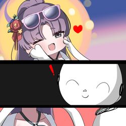 This is a pixiv picture whose title is 유카리는 빵빵해.