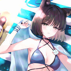 This is a pixiv picture whose title is 水着キキョウ.