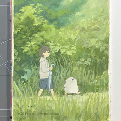 This is a pixiv picture whose title is 今日雨かも.