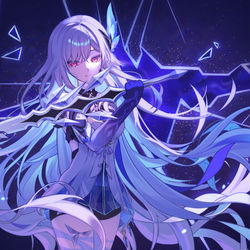 This is a pixiv picture whose title is 스커크.