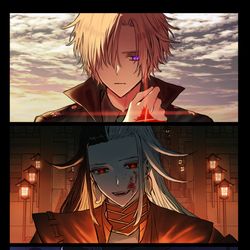 This is a pixiv picture whose title is 🩸.