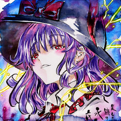 This is a pixiv picture whose title is 永江衣玖.