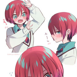 This is a pixiv picture whose title is マチュを照れさせたい.