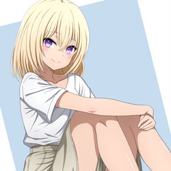 This is a pixiv picture whose title is 三角初華.