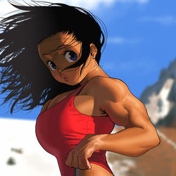 This is a pixiv picture whose title is Windy Cycling.